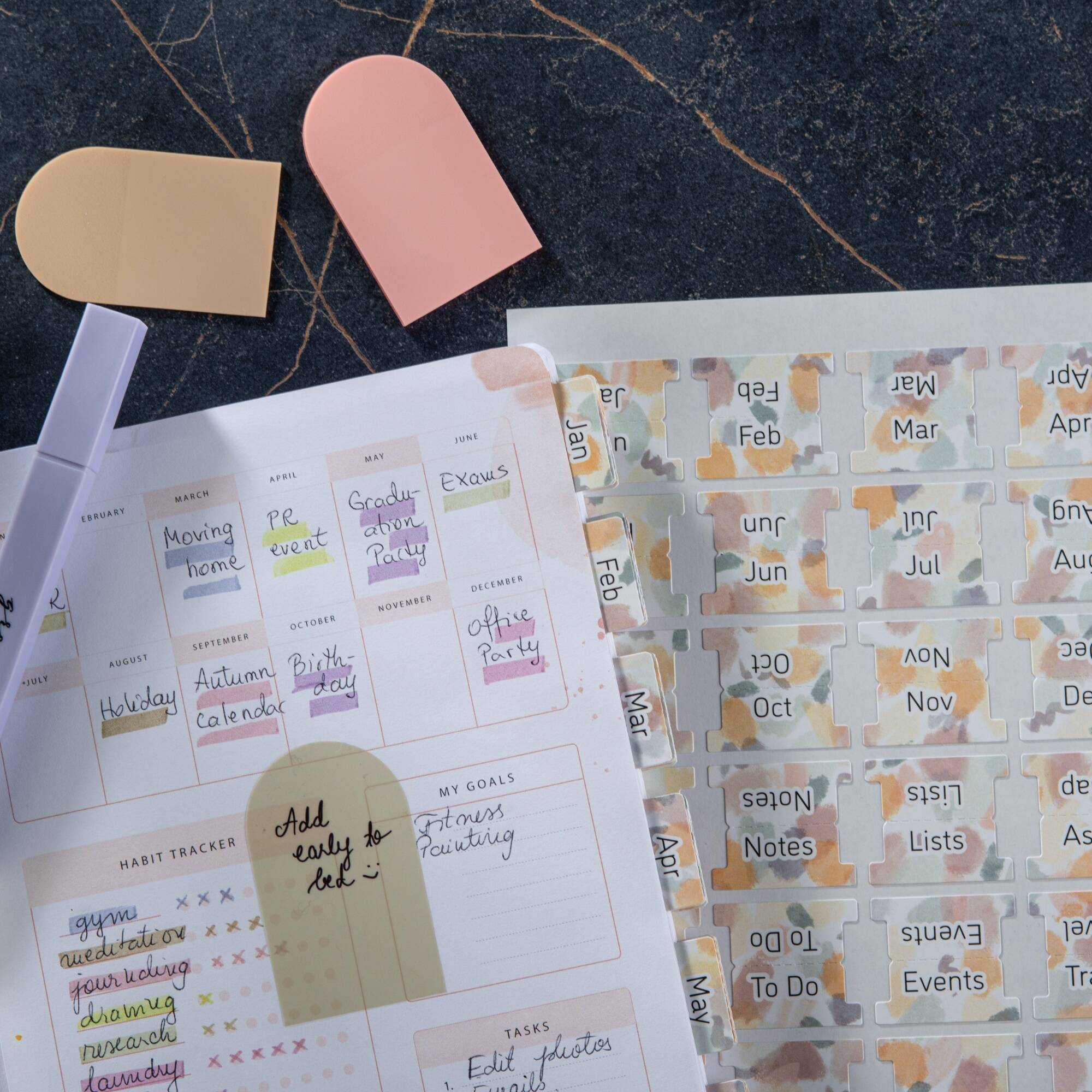 Planner Tabs - Mist