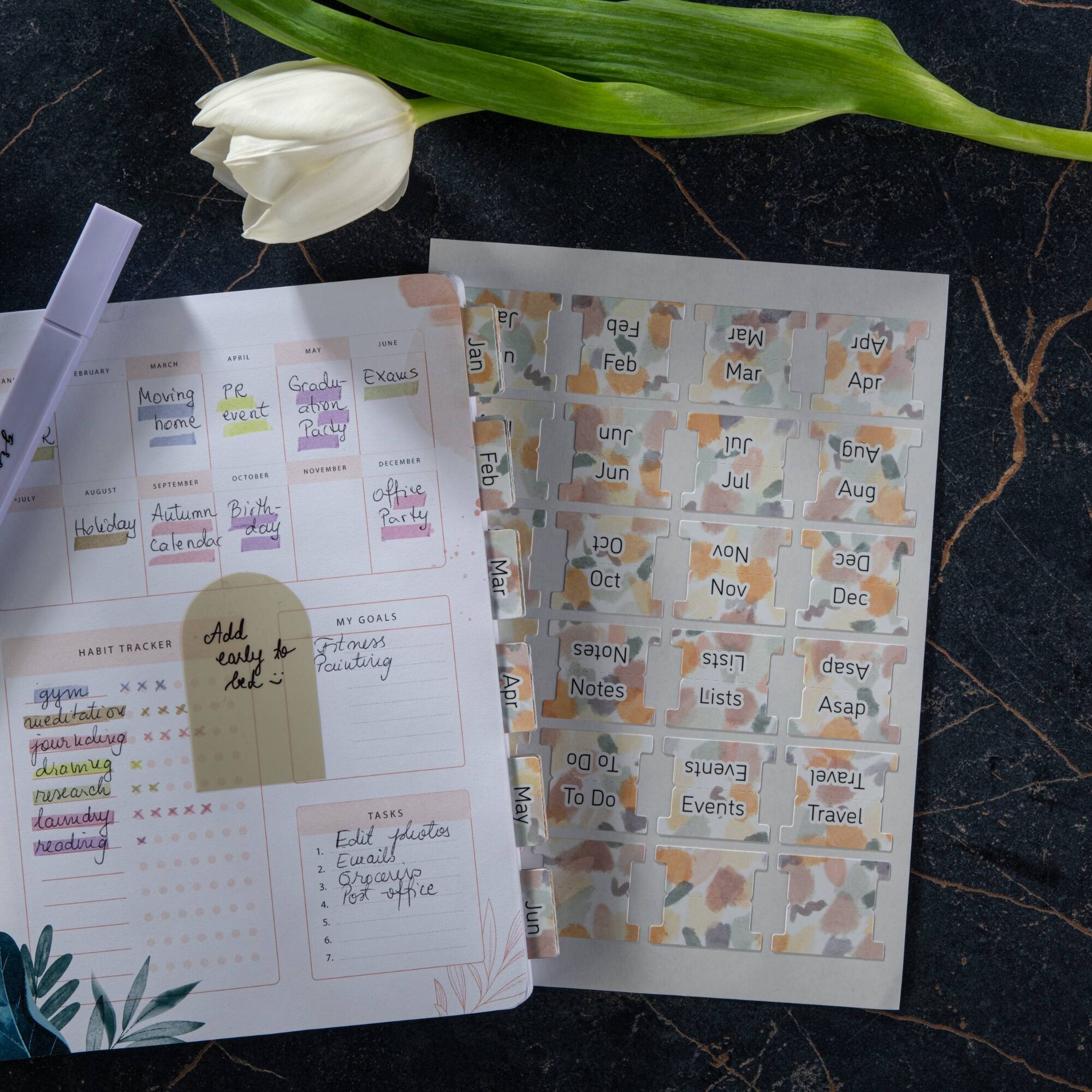 Planner Tabs - Mist