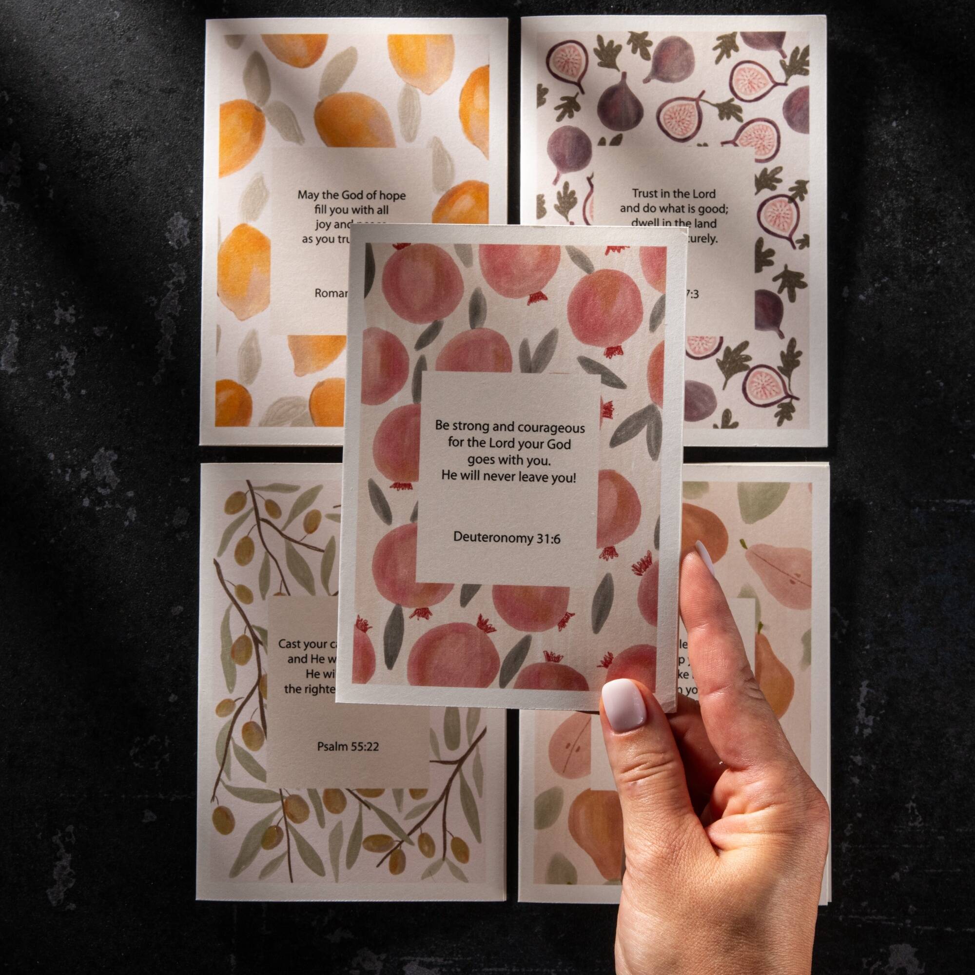 Greeting Cards - Fruit (20 Pack)