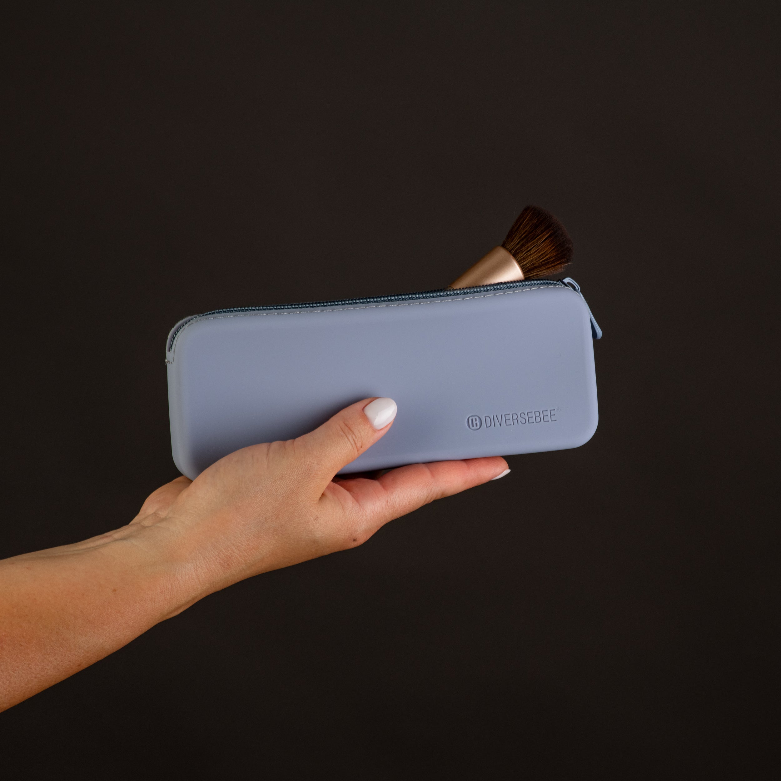 Silicone Pencil Case - Berry