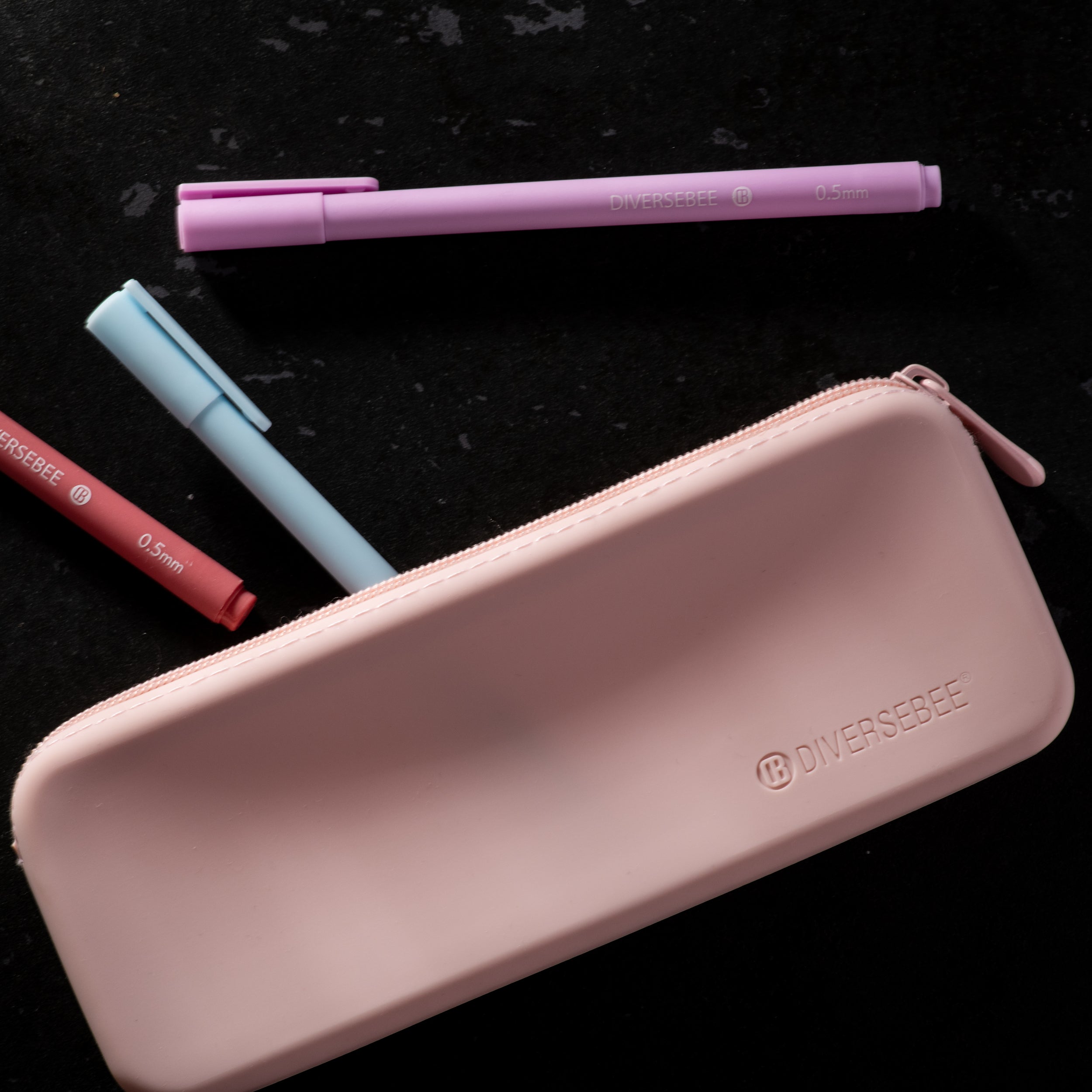 Silicone Pencil Case - Cherry
