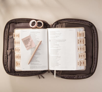 Fluffy Bible Book Cover - Umber