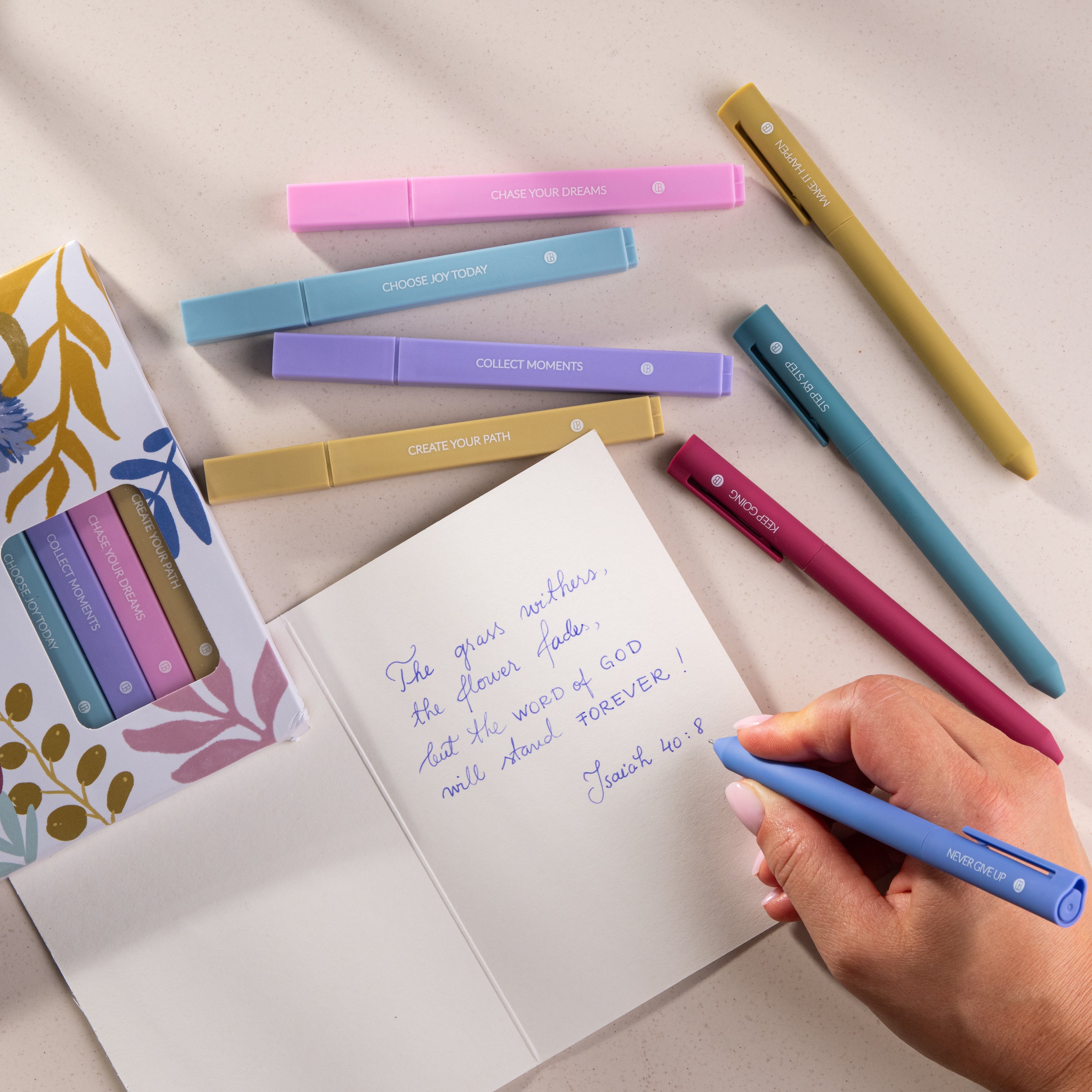 Highlighters and Gel Pens Set (8 Pack) - Create