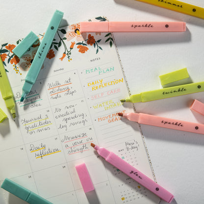 Glitter Bible Highlighters with Soft Chisel Tip - Sunshine