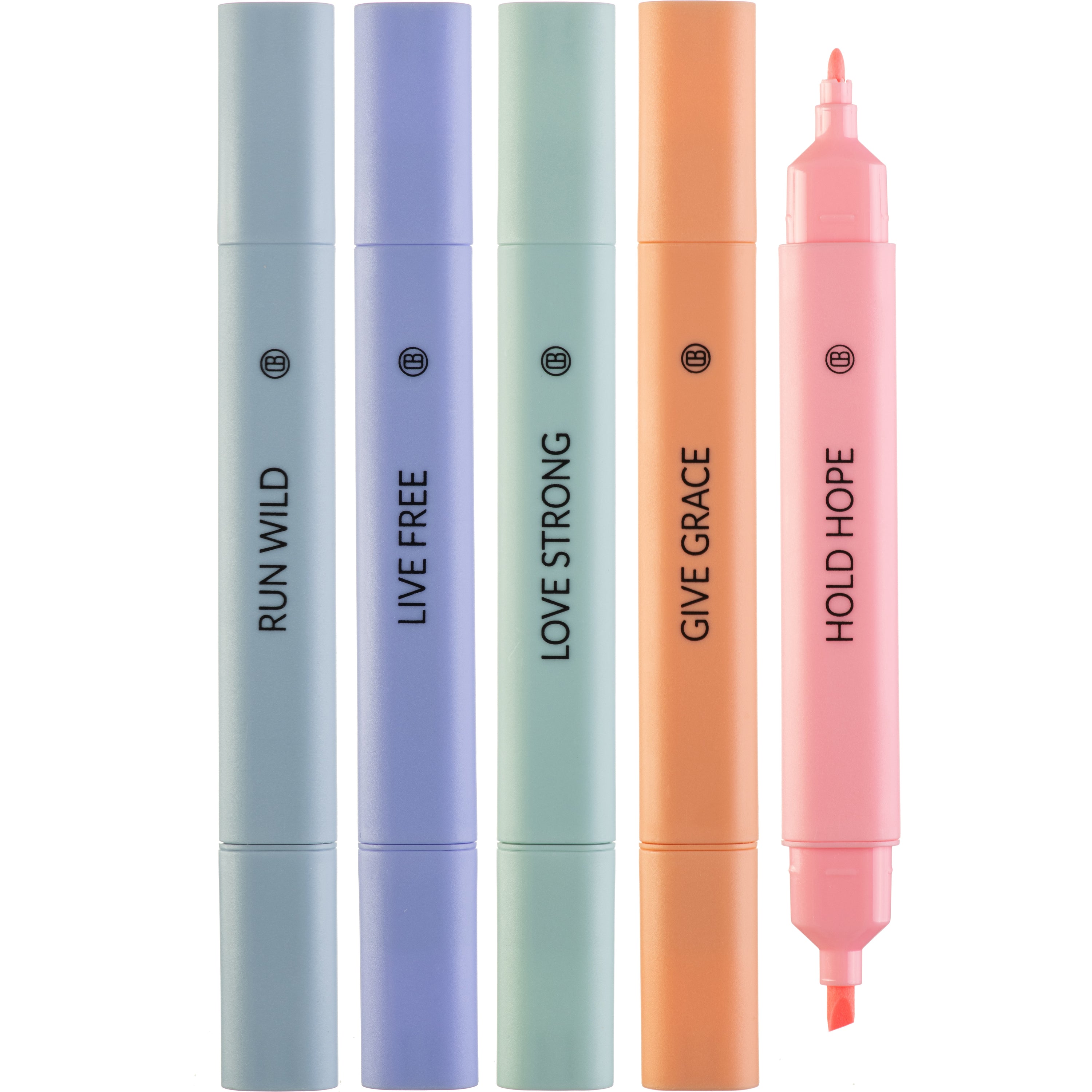 DiverseBee Dual Tip No Bleed Highlighters