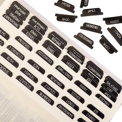 DiverseBee Bible tabs for men black
