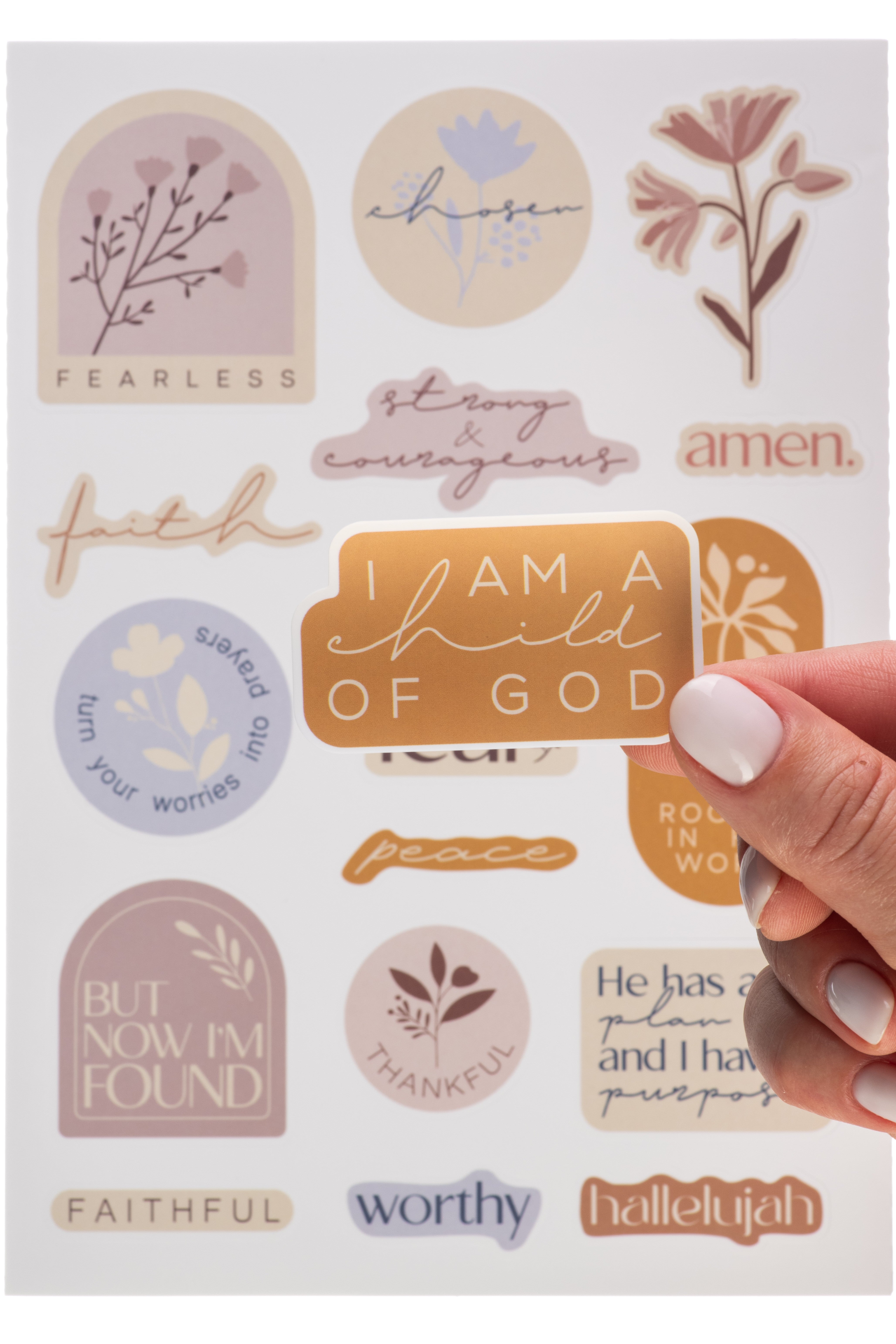 DiverseBee Christian Stickers for Journaling and Bible Study