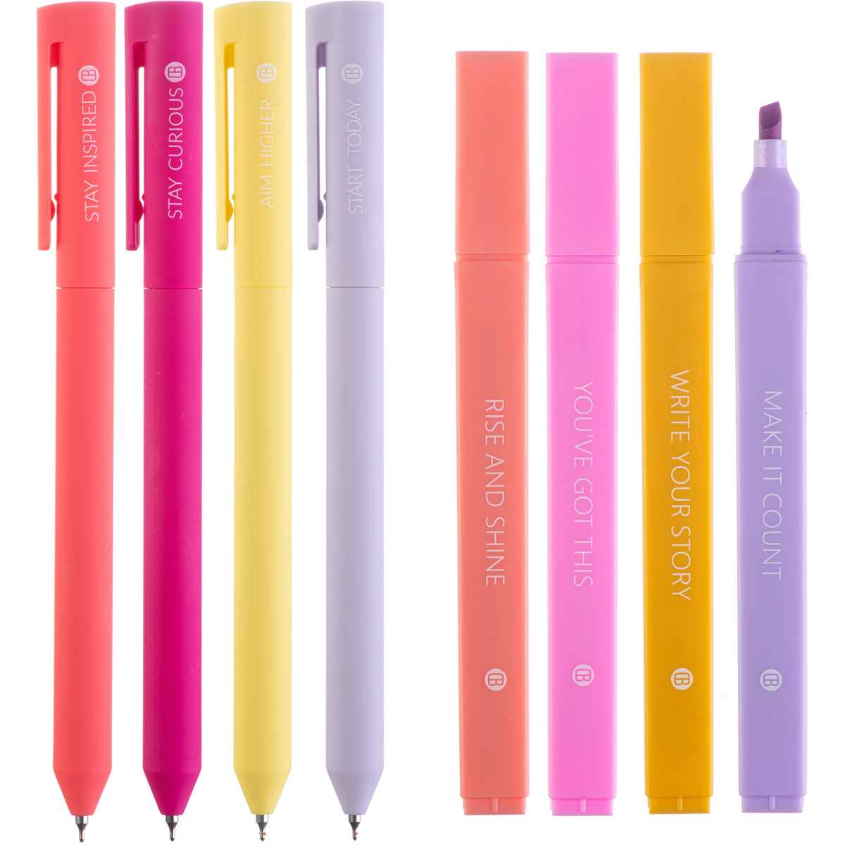 Bible Highlighters and Gel Pens Set (8 Pack) - Inspire