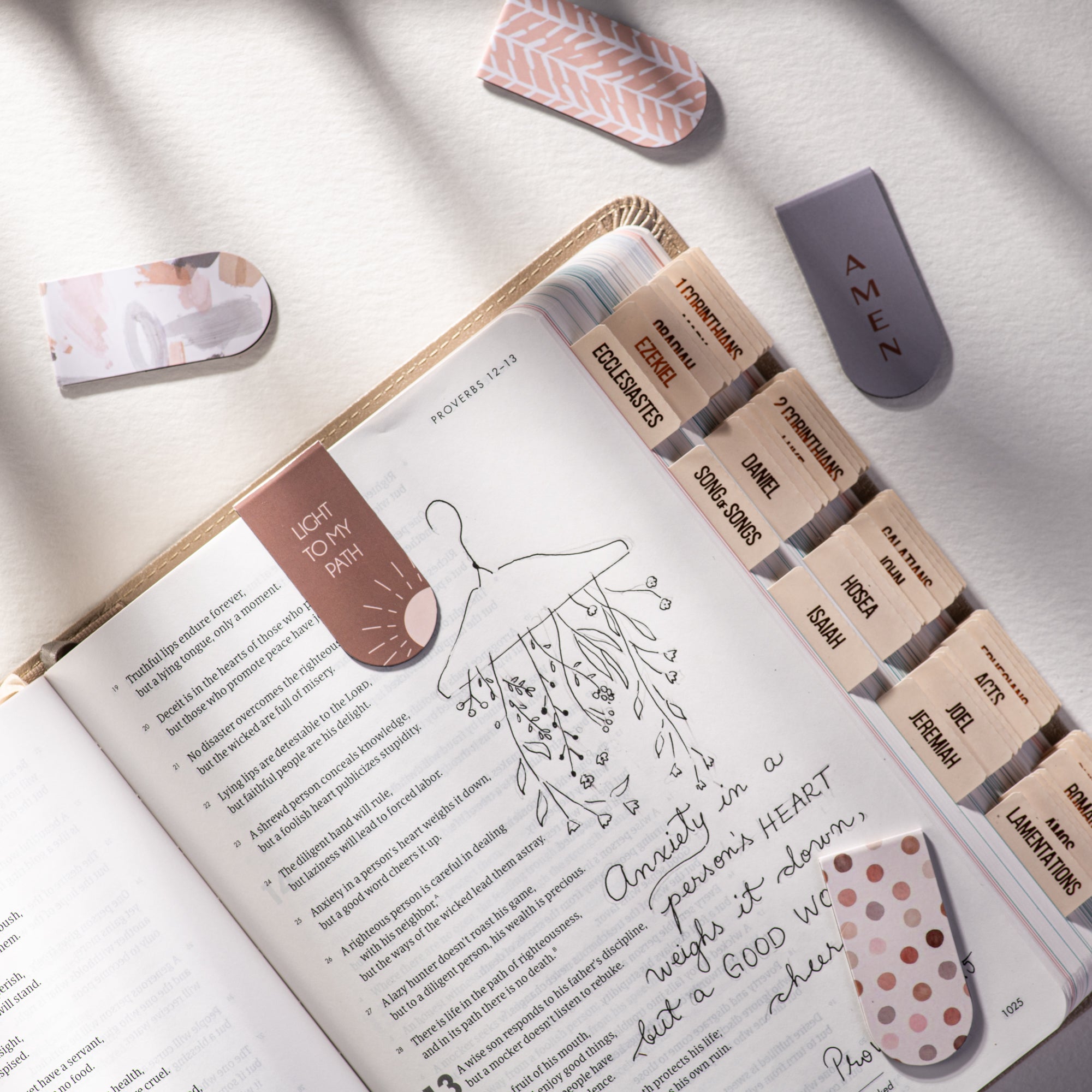 Magnetic Bookmarks - Light