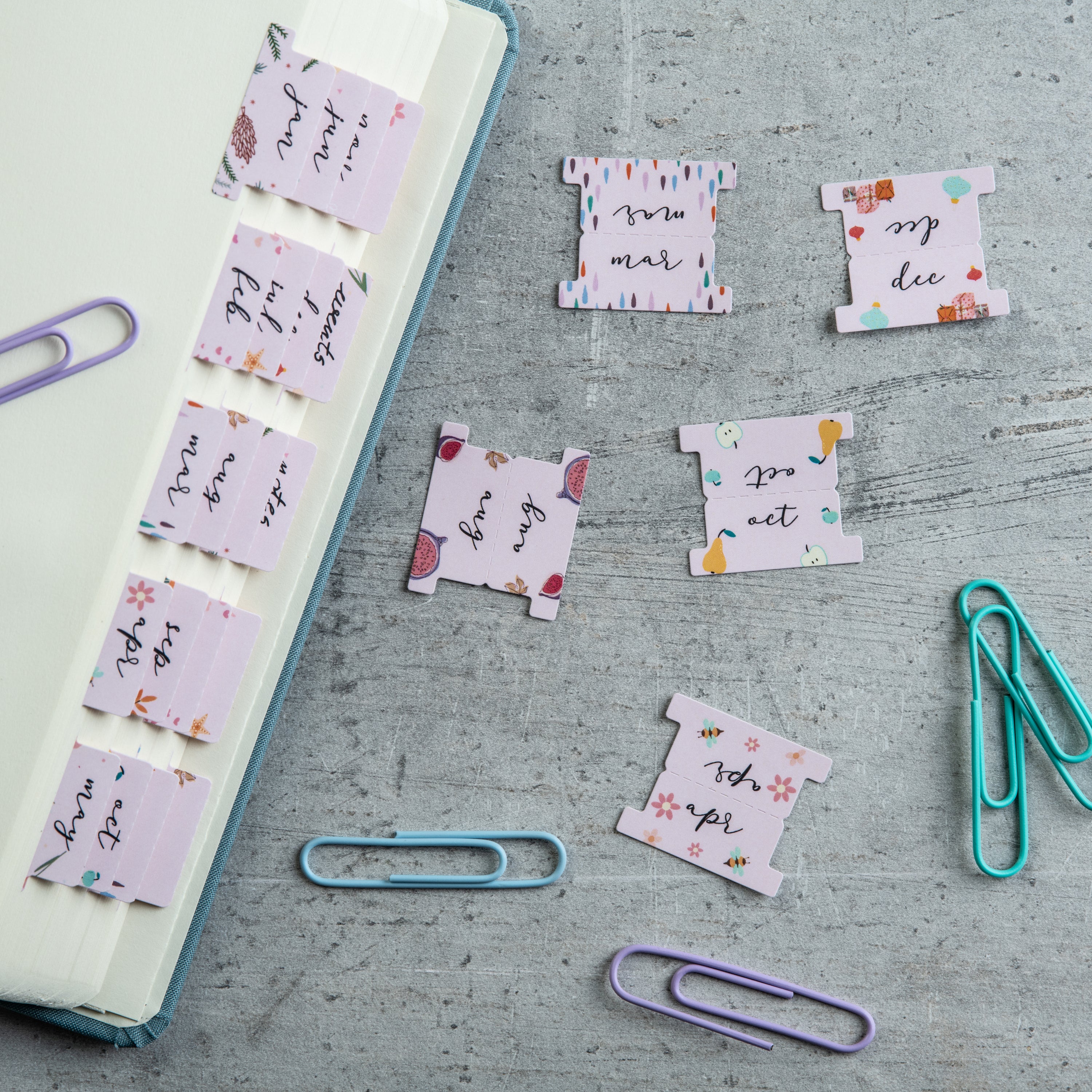 laminated tabs for planner