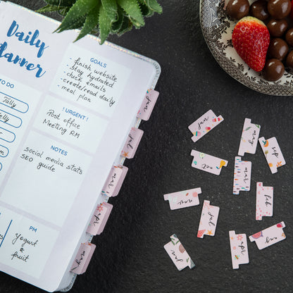 Rose monthly tabs