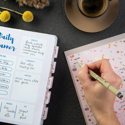 tabs for notebook organizer