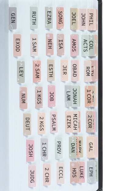 DiverseBee Mini Bible Tabs Petal
