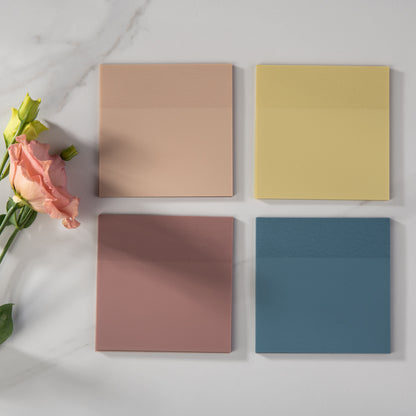 Pastel Transparent Sticky Notes - Almond
