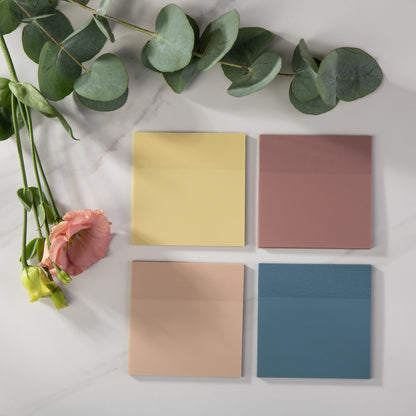 Pastel Transparent Sticky Notes - Plum