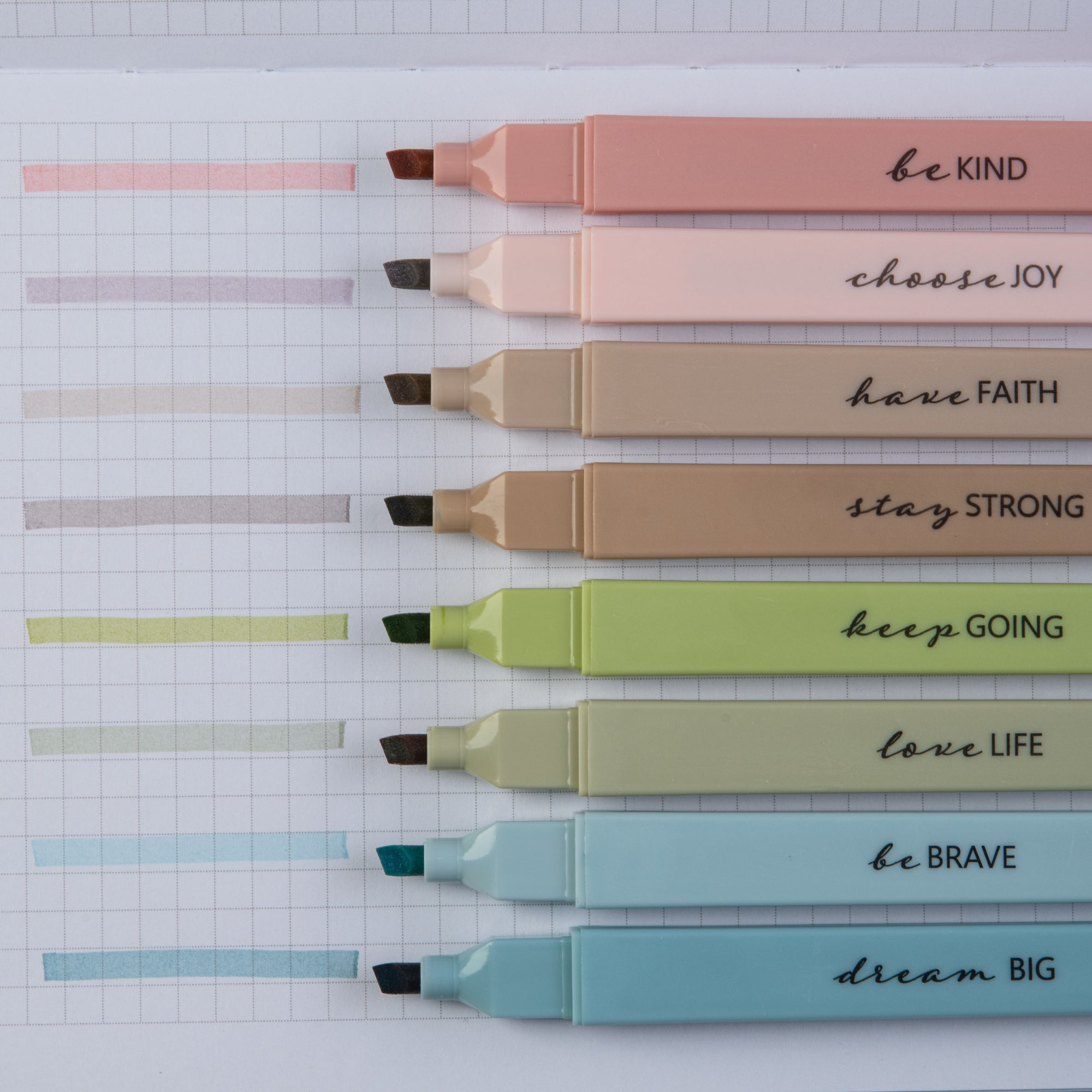Highlighters Aesthetic Pastel Cute Highlighter, Bible Highlighters and Pens  No Bleed, with Assorted Colors, Dry Fast Easy to Hold for Journal Bible  Planner Notes School Office Supplies - style 2 