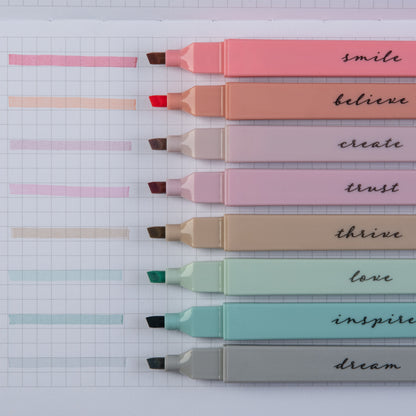 Bible Highlighters with Soft Chisel Tip - Boho