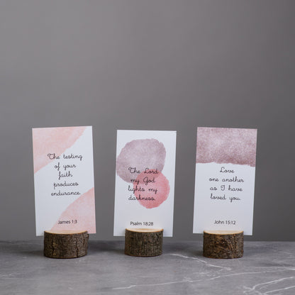 Bible Verse Cards (60 Unique Cards) - Watercolor