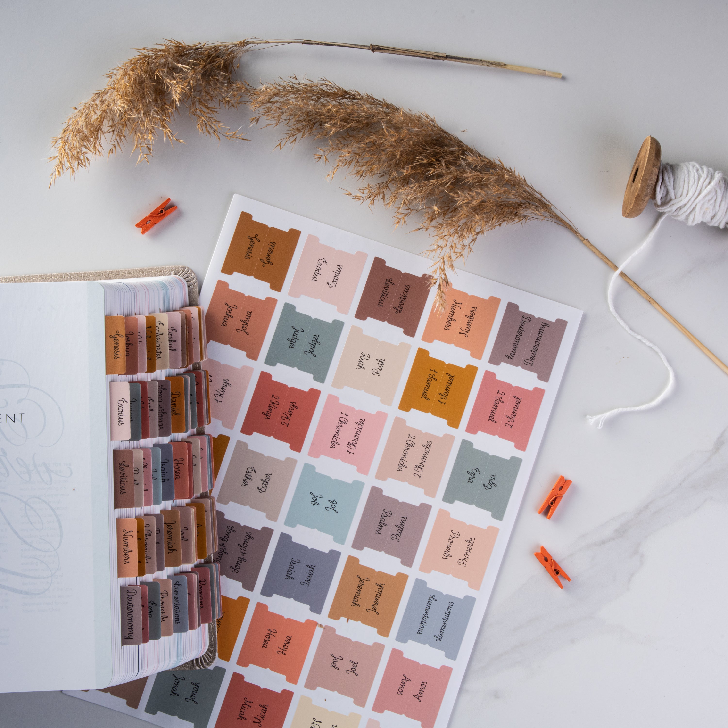 Bible Tabs - Vintage Theme