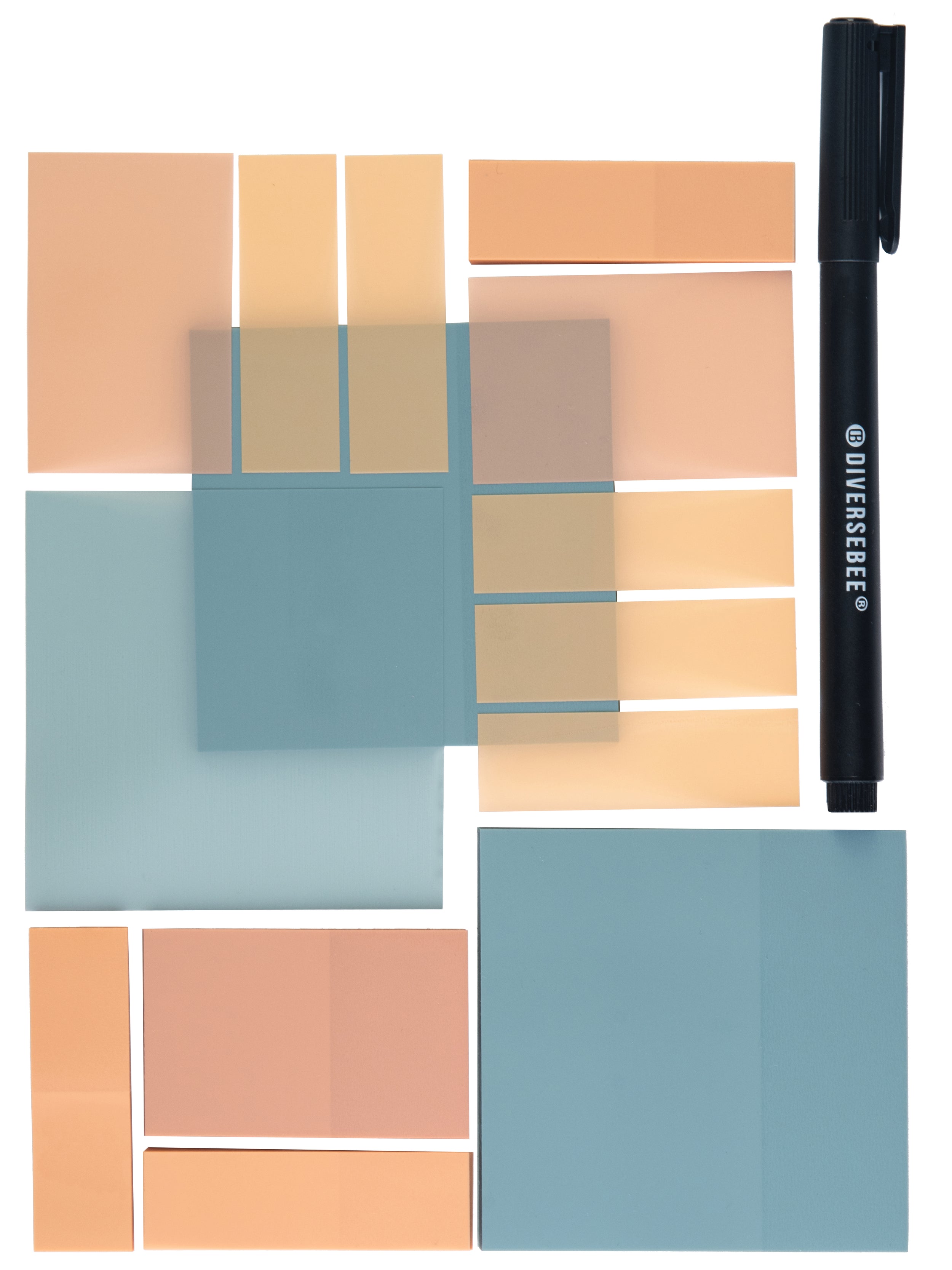 Transparent Sticky Notes Kit - Candy β DiverseBee