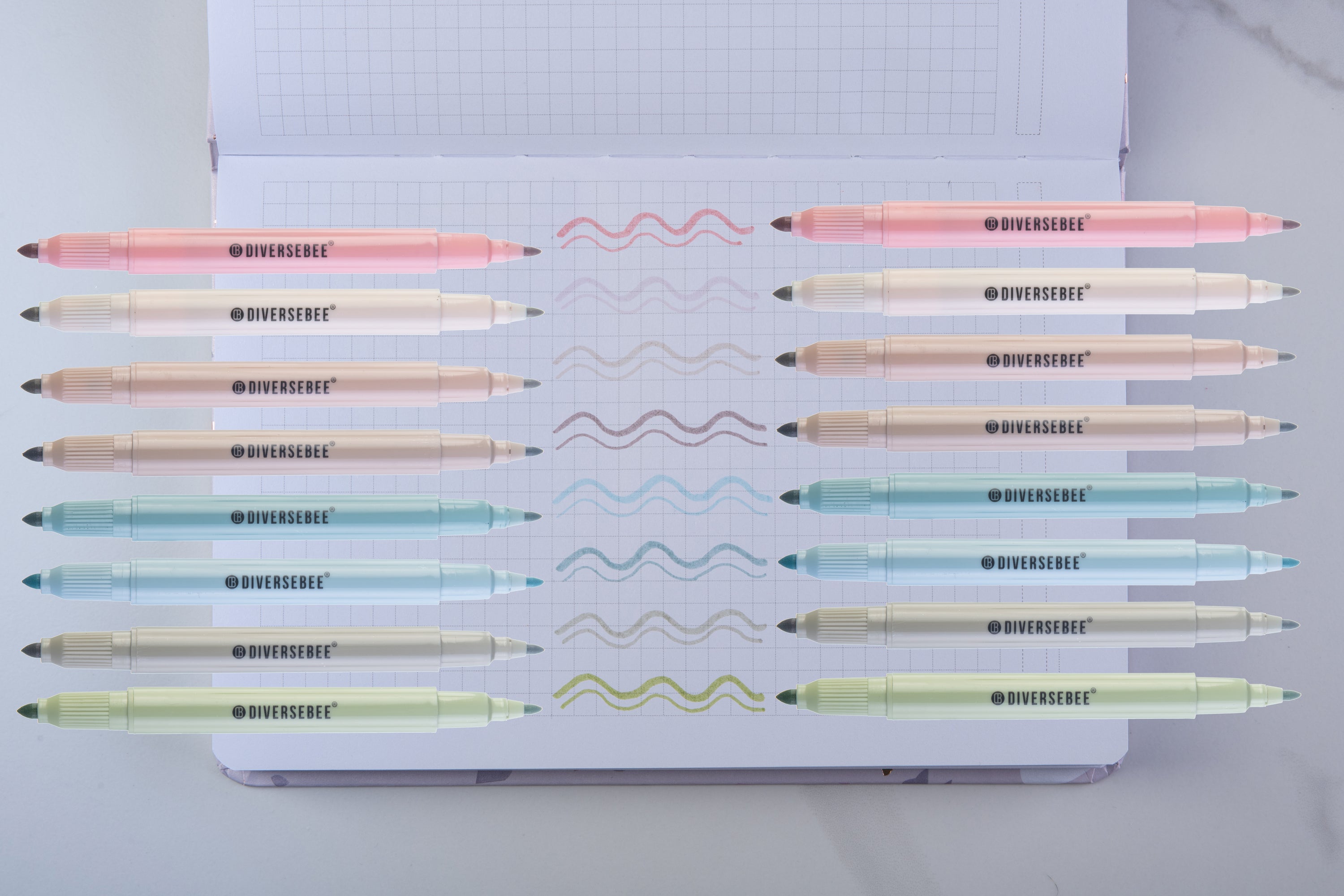 Bible Highlighters with Dual Tip - Earthy