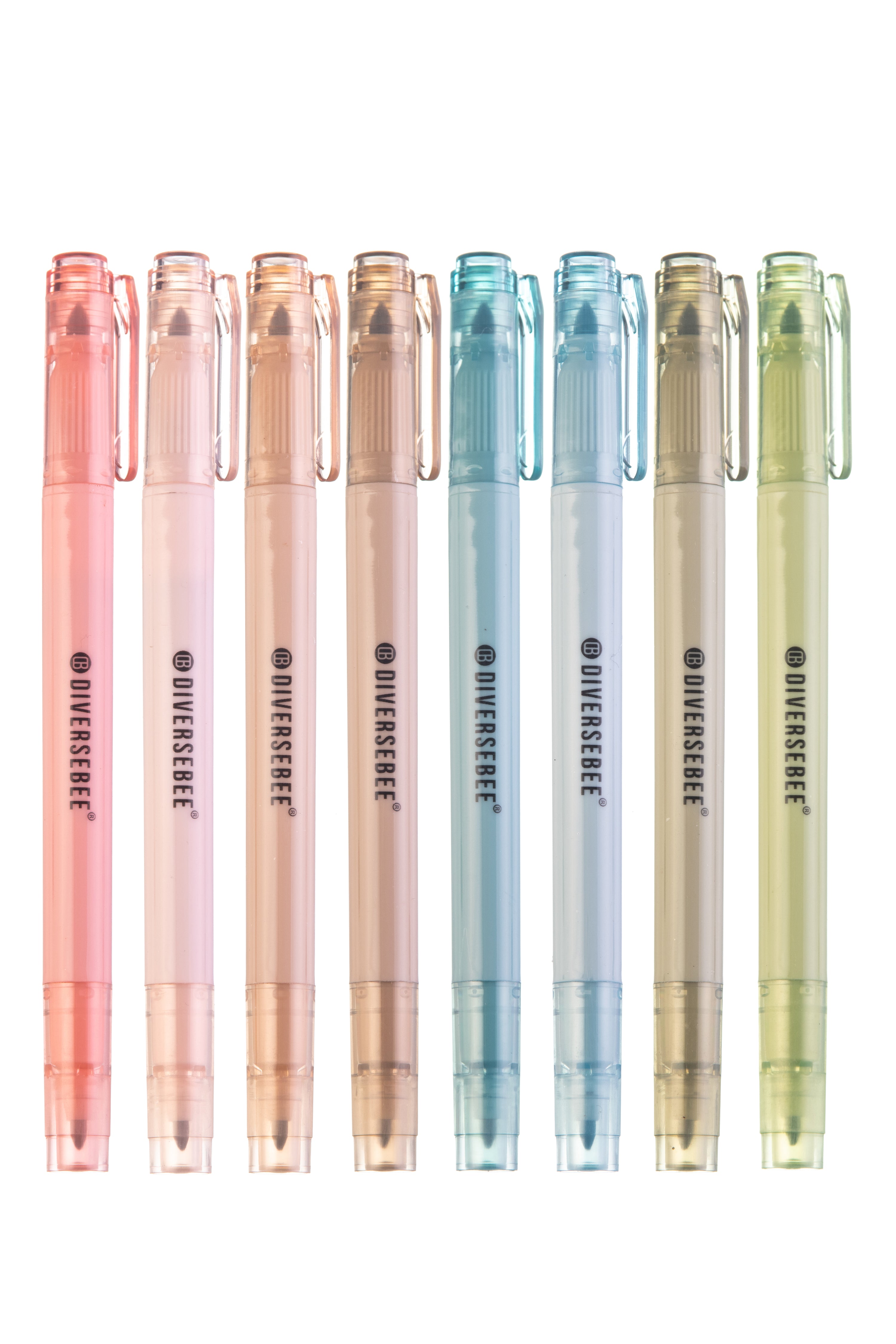 DiverseBee Dual Tip Bible Highlighters - Earthy