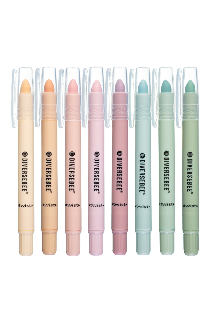 DiverseBee Bible Highlighters and Pens no Bleed - Pastel colors