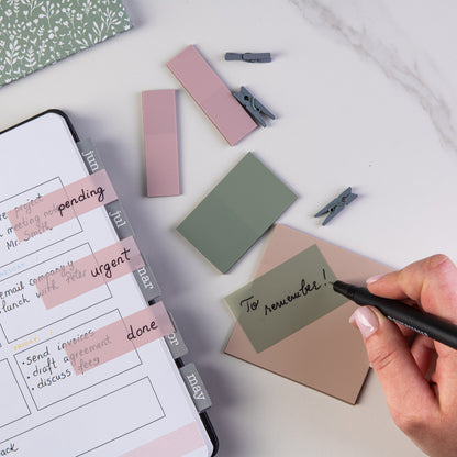 Transparent Sticky Notes Kit - Pastel