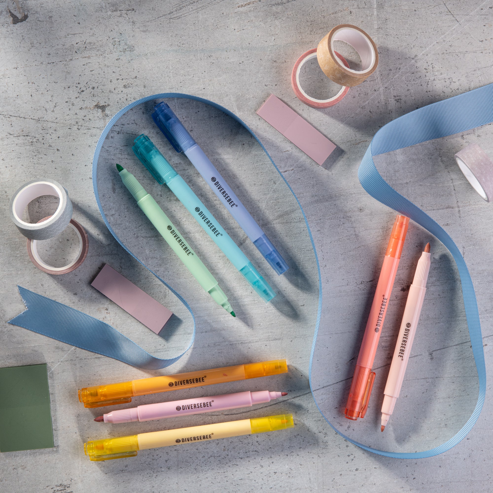 Bible Highlighters with Dual Tip - Pastel