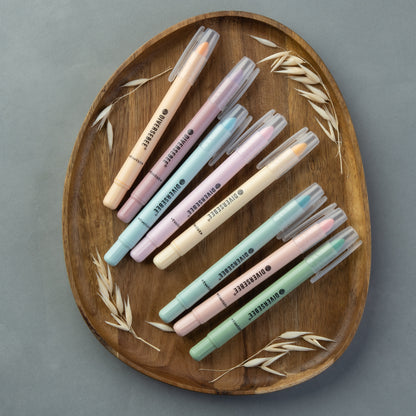 Bible Gel Highlighters and Pens No Bleed - Set of 8 Pastel Colors